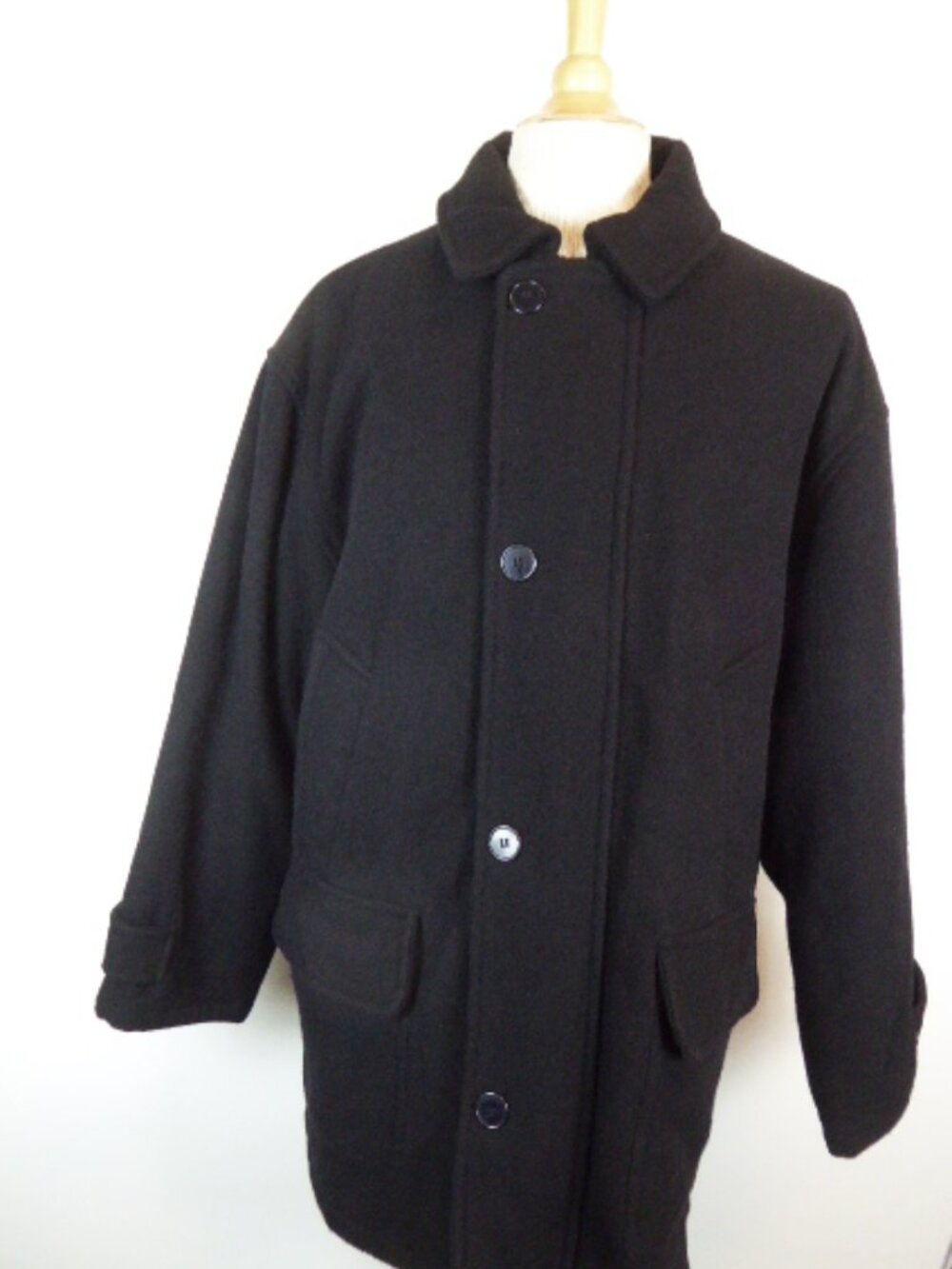 NEW WEATHERPROOF WOOL quilt lined STADIUM Coat L